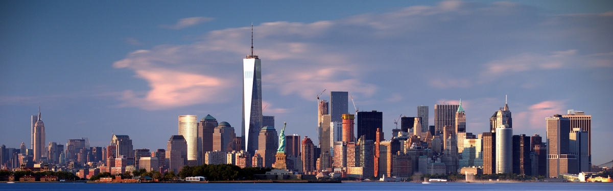 NYC Downtown and Statue of Liberty, Golden Hour (John Cunniff)  [flickr.com]  CC BY 
Informations sur les licences disponibles sous 'Preuve des sources d'images'